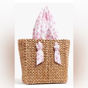 Pamela Munson x Julia Amory Straw Tote
